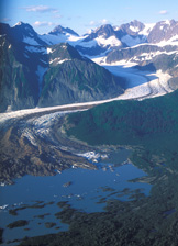 Tatshenshini river trips_alaska whitewater rafting_glacier_bay_national Park_aerial